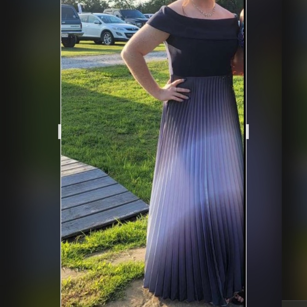 Purple Ombré Prom Dress